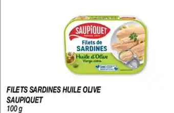 Netto FILETS SARDINES HUILE OLIVE SAUPIQUET 100 g offre