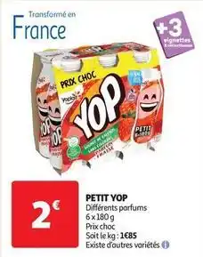 Auchan Supermarché Yop - petit offre