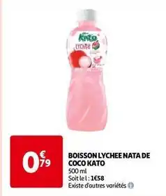 Auchan Kato - boisson lychee nata de coco offre