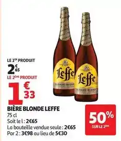 Auchan Cajoline - adoucissant liquide fleur de la passion et bergamote offre