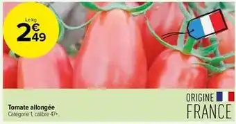Carrefour Drive Tomate allongée offre