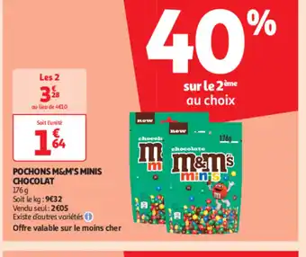Auchan POCHONS M&M'S MINIS offre