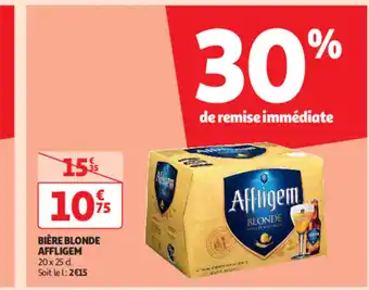 Auchan BIÈRE BLONDE AFFLIGEM offre