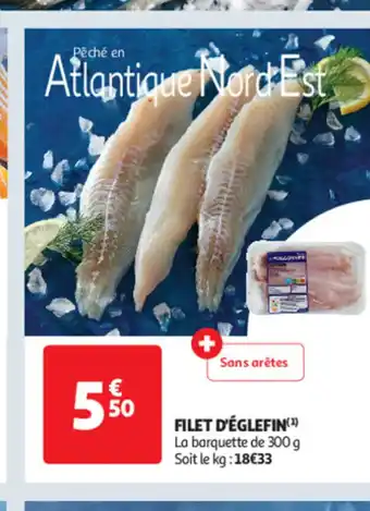 Auchan FILET D'ÉGLEFIN offre