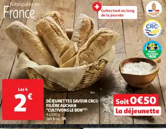 Auchan DÉJEUNETTES SAVEUR CRC offre