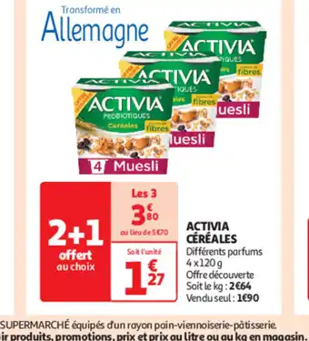 Auchan ACTIVIA CÉRÉALES offre