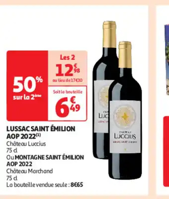 Auchan LUSSAC SAINT ÉMILION offre