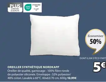 JYSK OREILLER SYNTHÉTIQUE NORDKAPP offre