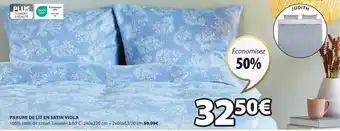 JYSK PARURE DE LIT EN SATIN VIOLA offre