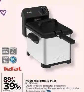 Carrefour Friteuse semi professionnelle offre