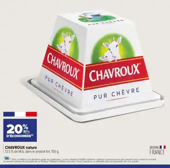 Carrefour Contact CHAVROUX nature offre