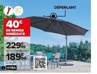 Carrefour Parasol excentre 4m ronda offre