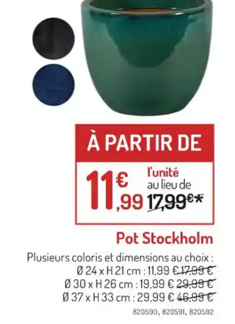 Botanic Pot Stockholm offre