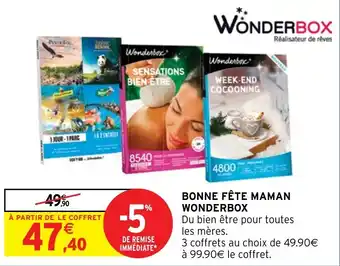 Intermarché Hyper BONNE FÊTE MAMAN WONDERBOX offre