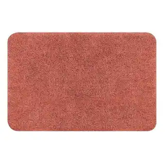 Bricorama Spirella Tapis de bain Acrylique BREE 70x120cm Terracotta offre