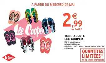 Intermarché Contact TONG ADULTE LEE COOPER offre