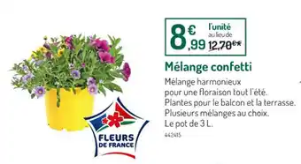 Botanic Mélange confetti offre