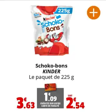 Coccinelle Express Schoko-bons KINDER offre