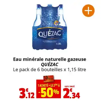 Coccinelle Express Eau minérale naturelle gazeuse QUÉZAC offre