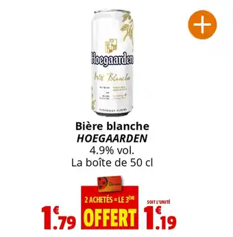 Coccinelle Express Bière blanche HOEGAARDEN offre