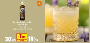 Coccinelle Express Pastis de Marseille PASTIS 51 offre