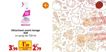 Coccinelle Express Détachant avant lavage K2R offre