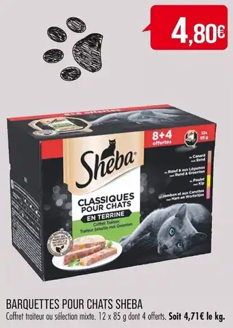 Match BARQUETTES POUR CHATS SHEBA offre