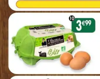 Maximo 6 œufs tout calibre offre