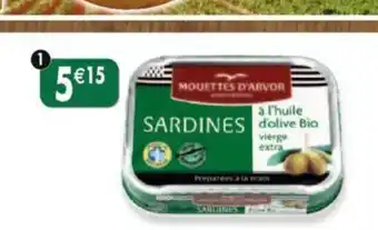 Maximo Sardines à l'huile d'olive Bio... vierge extra offre