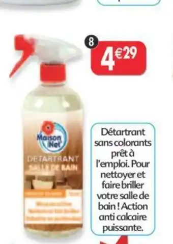 Maximo Dégraissant multi-usages. au bicarbonate Maison Net-spray 750ml Dégraissant cuisine Maison Net-spray 750ml Détartrant salle d offre