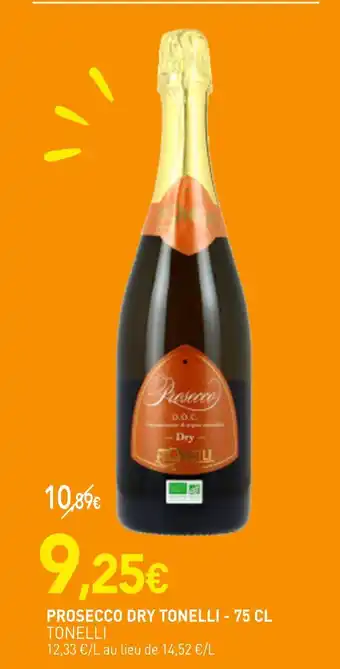 naturéO TONELLI PROSECCO DRY offre