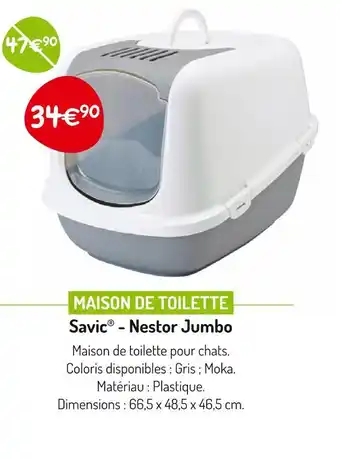 Médor et Compagnie Savic MAISON DE TOILETTE offre