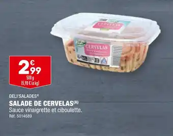 ALDI DELI'SALADES SALADE DE CERVELAS offre