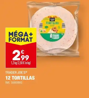 ALDI TRADER JOE’S 12 TORTILLAS offre