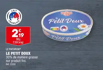 ALDI LE PATURON LE PETIT DOUX offre