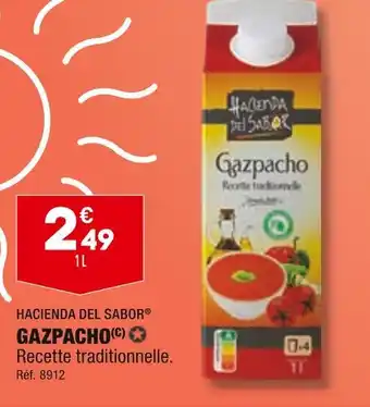 ALDI HACIENDA DEL SABOR GAZPACHO offre