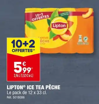 ALDI LIPTON ICE TEA PÊCHE offre