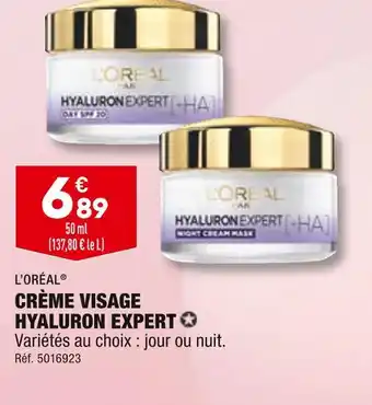 ALDI L'ORÉAL CRÈME VISAGE HYALURON EXPERT offre