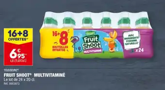 ALDI TEISSEIRE FRUIT SHOOT MULTIVITAMINÉ offre