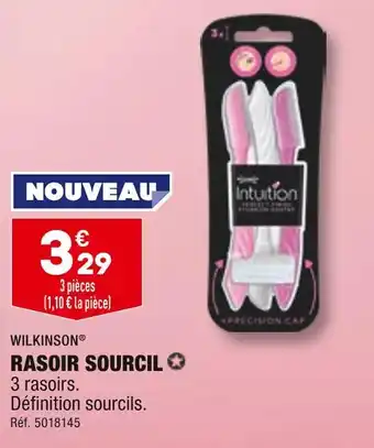 ALDI WILKINSON RASOIR SOURCIL offre