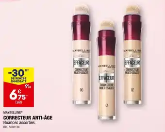 ALDI MAYBELLINE CORRECTEUR ANTI-ÂGE offre