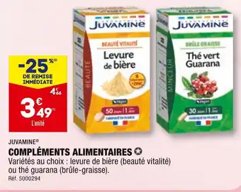 ALDI JUVAMINE COMPLÉMENTS ALIMENTAIRES offre