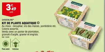 ALDI GARDENLINE KIT DE PLANTE AQUATIQUE offre