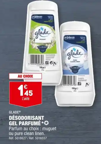 ALDI GLADE DÉSODORISANT GEL PARFUMÉ offre