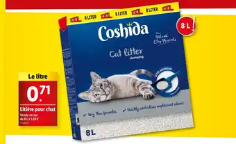 Lidl Coshida Litière pour chat offre