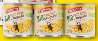 Lidl Freshona Maïs doux Bio offre