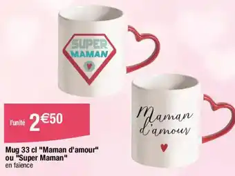 Migros Mug 33 cl "Maman d'amour" offre