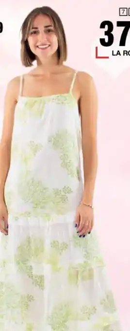 Migros ROBE LONGUE TIE AND DYE PASTEL ANIS offre