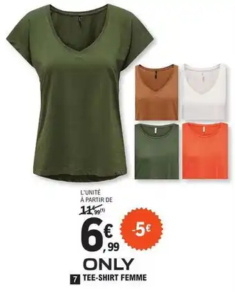 E.Leclerc Sport Only - tee shirt femme offre