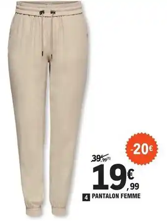 E.Leclerc Sport Only - pantalon femme offre